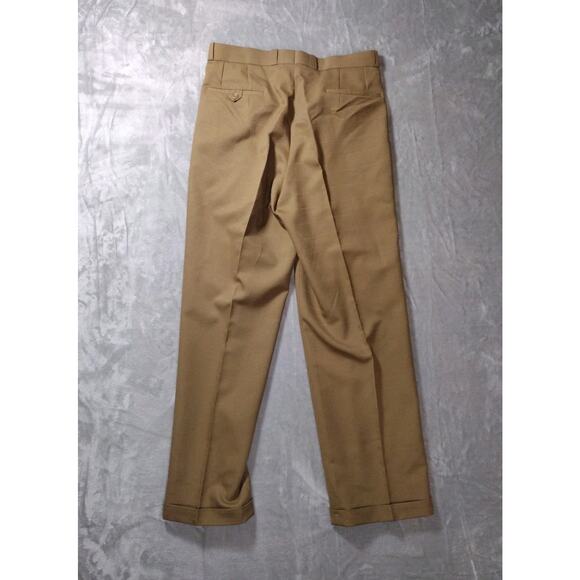 Mens Custom Tailor 3 Piece Suit Brown Tan Size 42 Academia Old Money Classic - Picture 15 of 16